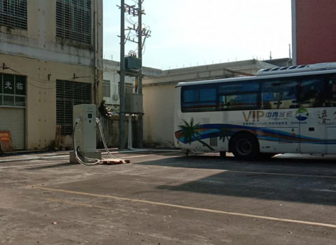 海南興隆充電站案例-160KW雙槍直流充 海南興隆充電站案例-160KW雙槍直流充