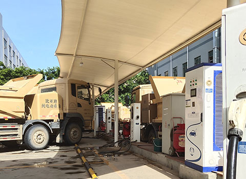 泥頭車直流充電站案例 泥頭車直流充電站案例