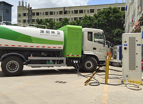 環衛車直流充電樁建站案例 環衛車直流充電樁建站案例