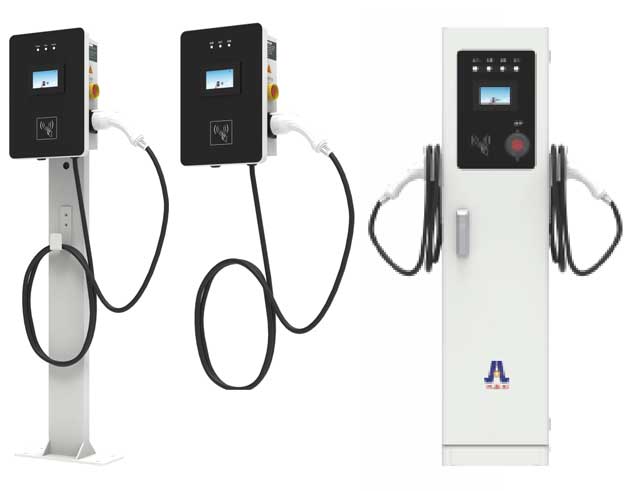 7KW立式/立柱式/壁掛式單槍交流充電樁(圖1) 7KW立式/立柱式/壁掛式單槍交流充電樁(圖1)
