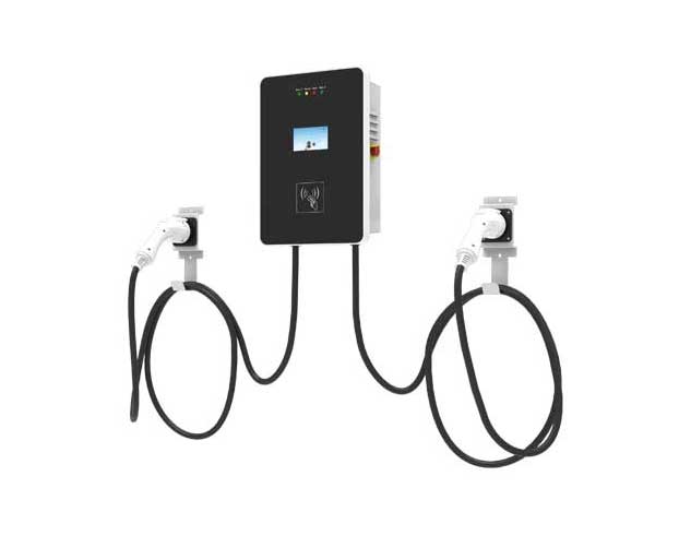 14KW雙槍交流充電樁壁掛式(圖1) 14KW雙槍交流充電樁壁掛式(圖1)
